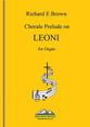 Chorale Prelude on Leoni Organ sheet music cover